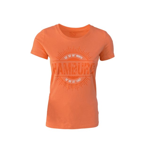 T-Shirt SUNNY Damen Melon-Orange