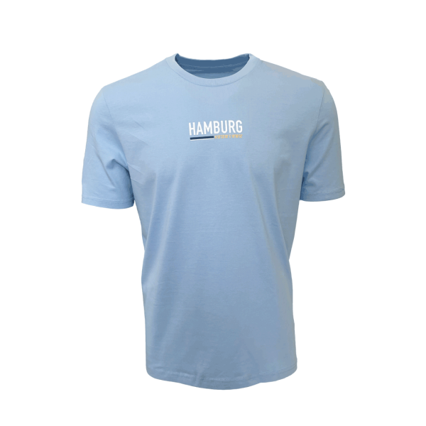T-Shirt SKIP Herren Blue Soul