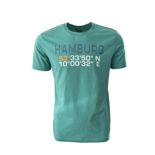 T-Shirt TEAL Herren Blau-Grün